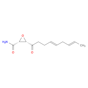 Oxiranecarboxamide, 3-(1-oxo-4,7-nonadienyl)-, [2R-[2a,3a(4E,7E)]]-