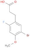 3-(5-Bromo-2-Fluoro-4-Methoxy-Phenyl)-Propionic Acid