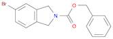 2H-Isoindole-2-carboxylic acid, 5-bromo-1,3-dihydro-, phenylmethylester