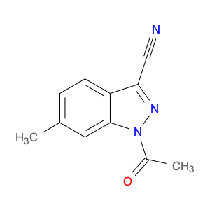 1-Acetyl-6-methyl-1H-indazole-3-carbonitrile