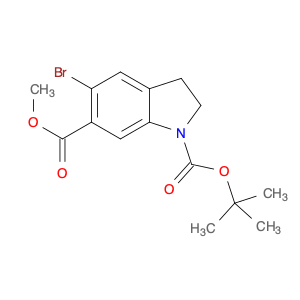 1-tert-Butyl 6-methyl 5-bromoindoline-1,6-dicarboxylate