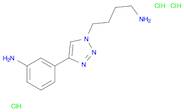 3-[1-(4-Aminobutyl)triazol-4-yl]aniline trihydrochloride