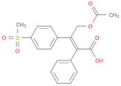 (Z)-4-Acetoxy-3-(4-(methylsulfonyl) phenyl)-2-phenylbut-2-enoic acid