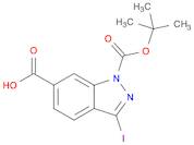 1-(tert-Butoxycarbonyl)-3-iodo-1H-indazole-6-carboxylic acid