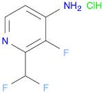 2-(Difluoromethyl)-3-fluoropyridin-4-amine hydrochloride