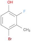 4-bromo-2-fluoro-3-methylphenol