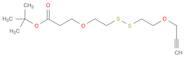 Propargyl-peg1-ss-peg1-t-butyl ester