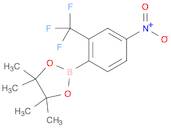 4-Nitro-2-(trifluoromethyl)phenylboronic acid, pinacol ester