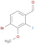 4-Bromo-2-fluoro-3-methoxybenzaldehyde