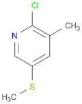 2-Chloro-3-methyl-5-(methylthio)pyridine