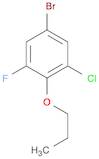 5-Bromo-1-chloro-3-fluoro-2-propoxybenzene
