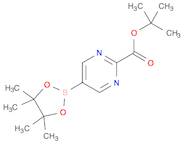 2-(tert-Butyloxycarbonyl)pyrimidine-5-boronic acid pinacol ester