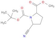 1-tert-butyl 2-methyl 5-cyanopyrrolidine-1,2-dicarboxylate