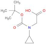 2-((tert-Butoxycarbonyl)(cyclopropyl)amino)acetic acid