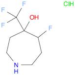 5-Fluoro-4-(trifluoromethyl)azepan-4-ol hydrochloride