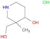 3-(Hydroxymethyl)-3-methylpiperidin-4-ol hydrochloride