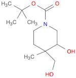 tert-Butyl 3-hydroxy-4-(hydroxymethyl)-4-methylpiperidine-1-carboxylate