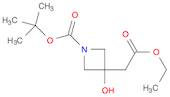 Tert-Butyl 3-(2-Ethoxy-2-Oxoethyl)-3-Hydroxyazetidine-1-Carboxylate