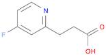 3-(4-Fluoropyridin-2-yl)propanoic acid