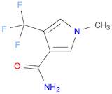 1-methyl-4-(trifluoromethyl)pyrrole-3-carboxamide