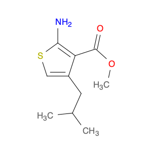 3-Thiophenecarboxylic acid, 2-amino-4-(2-methylpropyl)-, methyl ester