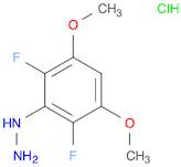 (2,6-Difluoro-3,5-dimethoxyphenyl)hydrazine hydrochloride