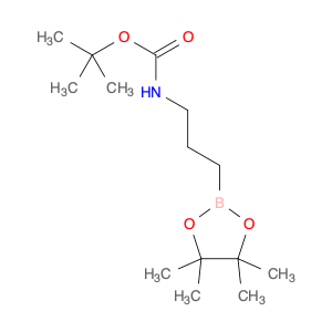 tert-Butyl N-[3-(tetramethyl-1,3,2-dioxaborolan-2-yl)propyl]carbamate