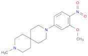 3-(3-methoxy-4-nitrophenyl)-9-methyl-3,9-diazaspiro[5.5]undecane