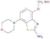 4-methoxy-7-(morpholin-4-yl)-1,3-benzothiazol-2-amine dihydrobromide