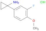 1-(3-Fluoro-4-methoxyphenyl)cyclopropanamine hydrochloride