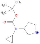 Carbamic acid, cyclopropyl-3-pyrrolidinyl-, 1,1-dimethylethyl ester