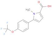 1-Methyl-5-(4-(trifluoromethoxy)phenyl)-1H-pyrrole-2-carboxylic acid