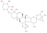 b-D-Xylopyranoside,(3b,12b,16b,23R,24R,25S,26S)-12-(acetyloxy)-16,23:23,26:24,25-triepoxy-26-hyd...