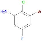 Benzenamine, 3-bromo-2-chloro-5-fluoro-