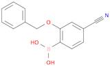 2-Benzyloxy-4-cyanophenylboronic acid