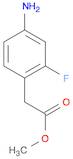 Benzeneacetic acid, 4-amino-2-fluoro-, methyl ester