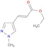 2-Propenoic acid, 3-(1-methyl-1H-pyrazol-4-yl)-, ethyl ester, (2E)-