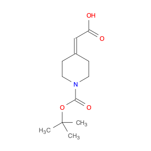 2-[1-[(2-methylpropan-2-yl)oxycarbonyl]piperidin-4-ylidene]acetic acid