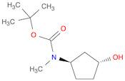 tert-Butyl ((1r,3r)-3-hydroxycyclopentyl)(methyl)carbamate