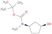 tert-butyl ((1R,3S)-3-hydroxycyclopentyl)(methyl)carbamate