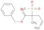 Benzyl 2-methyl-2-(methylsulfonyl)pent-4-enoate