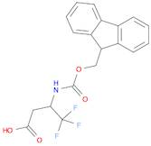 3-((((9H-Fluoren-9-yl)methoxy)carbonyl)amino)-4,4,4-trifluorobutanoic acid