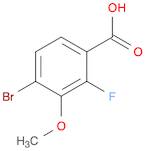 Benzoic acid, 4-bromo-2-fluoro-3-methoxy-