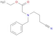 Glycine, N-(3-cyanopropyl)-N-(phenylmethyl)-, ethyl ester