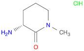 (3R)-3-Amino-1-methylpiperidin-2-one hydrochloride