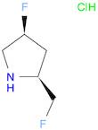 (2S,4S)-4-Fluoro-2-(fluoromethyl)pyrrolidine hydrochloride