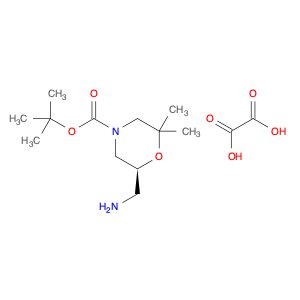 (S)-tert-Butyl 6-(aminomethyl)-2,2-dimethylmorpholine-4-carboxylate oxalate