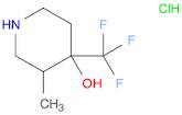 3-Methyl-4-(trifluoromethyl)piperidin-4-ol hydrochloride