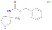 Benzyl (3-methylpyrrolidin-3-yl)carbamate hydrochloride