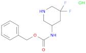 Benzyl (5,5-difluoropiperidin-3-yl)carbamate hydrochloride